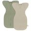 Bamboo Swaddle Bag in Dark Khaki+Tan, 0.5 TOG