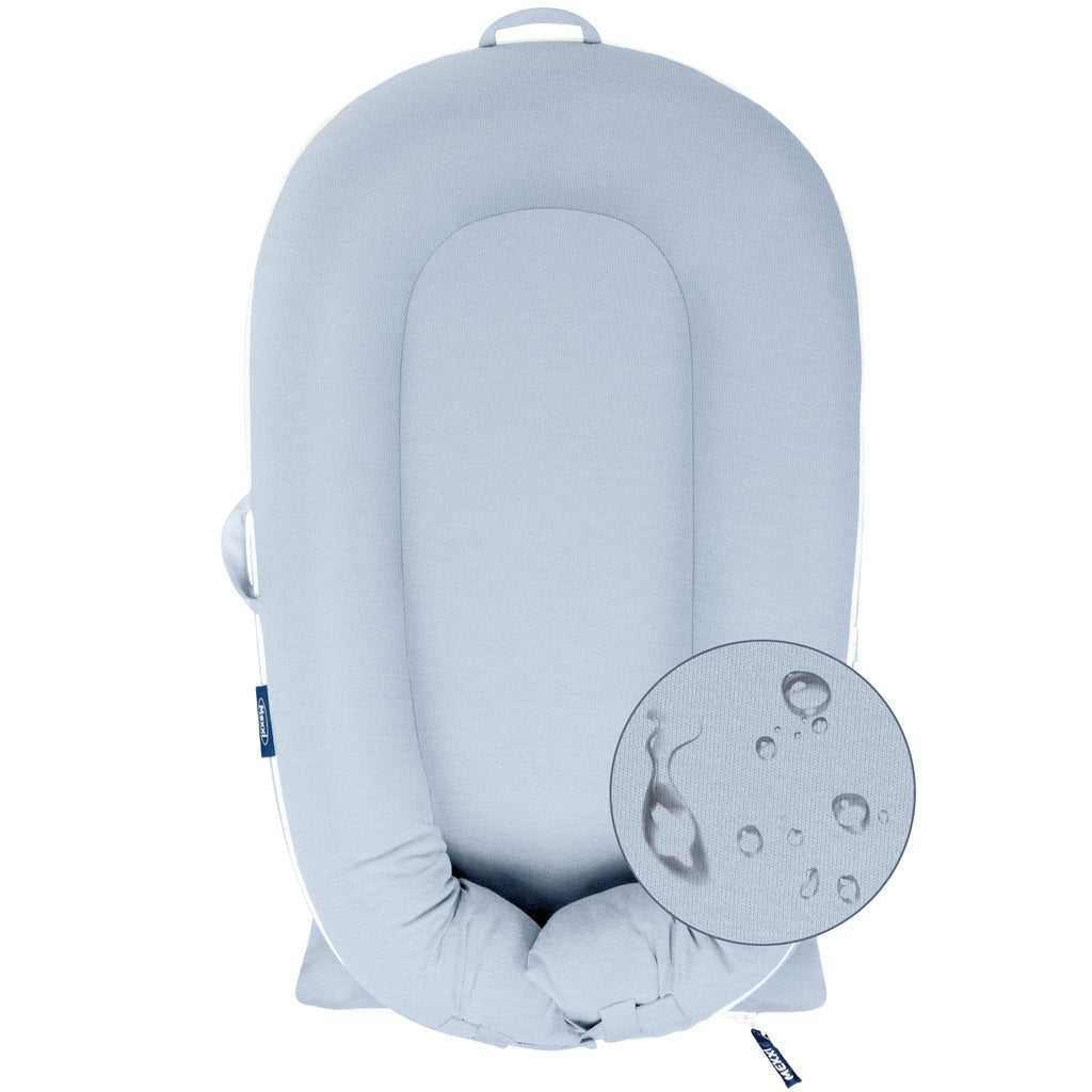 Organic Cotton Cover for Dockatot Lounger, Waterproof (Teal)