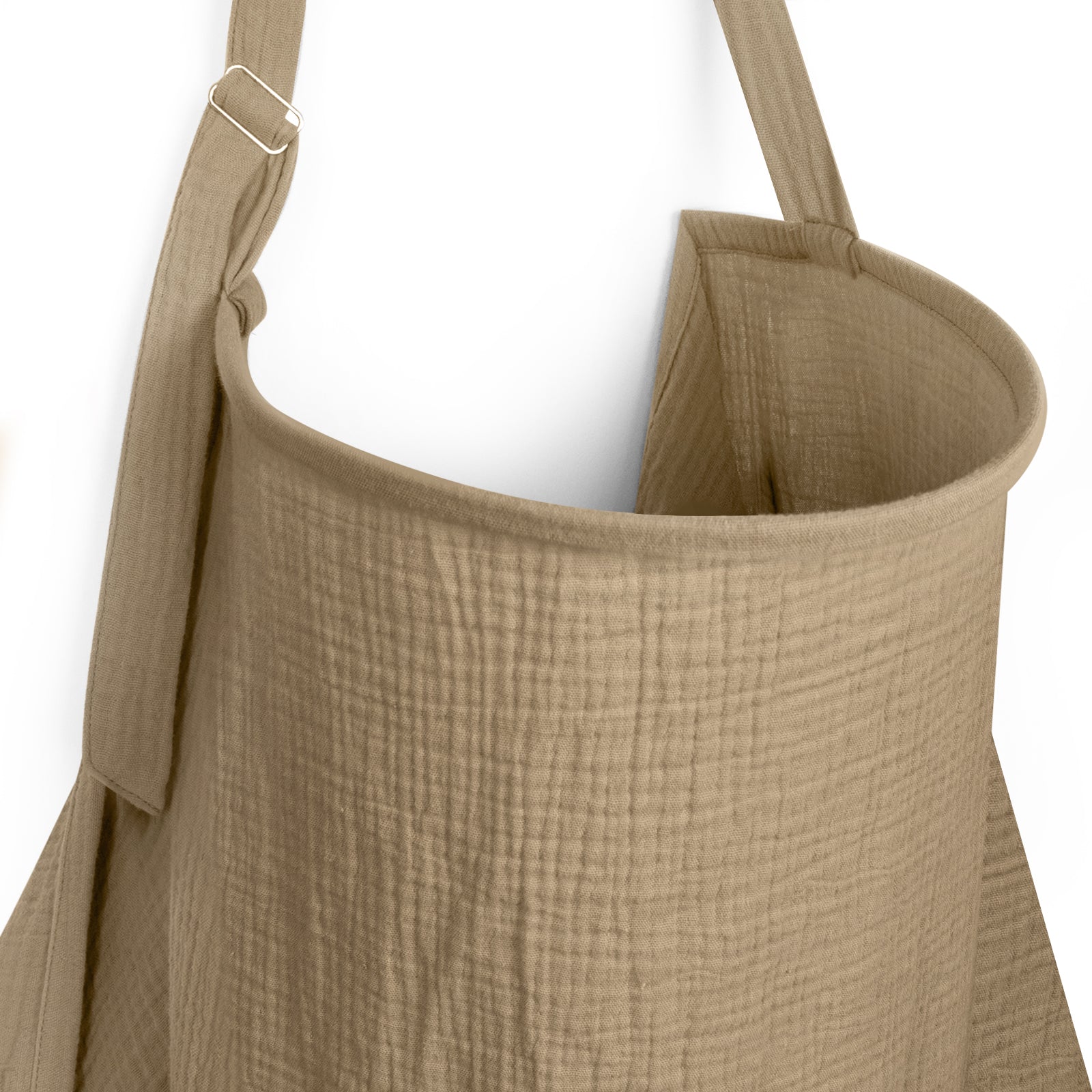 Muslin Nursing Cover in Coffee Secondary image