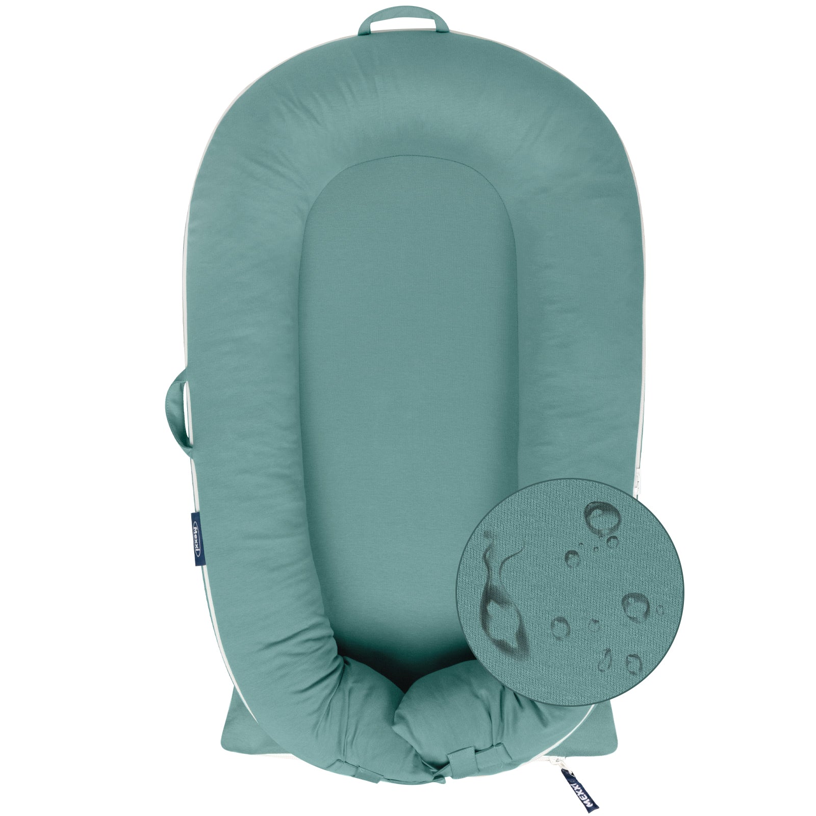 Organic Cotton Cover for Dockatot Lounger, Waterproof (Teal)