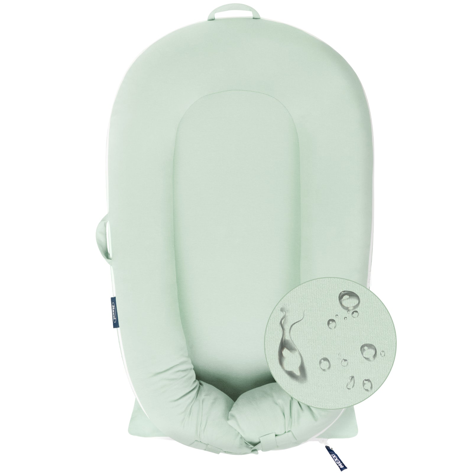 Organic Cotton Cover for Dockatot Lounger, Waterproof (Pistachio Green) Main image