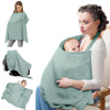 Muslin Nursing Cover in Mint Green