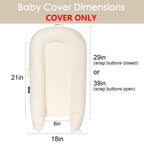 Corduroy Cover for Dockatot lounger, Waterproof (Beige)
