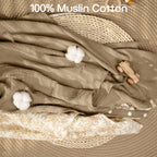 Muslin Nursing Cover in Coffee