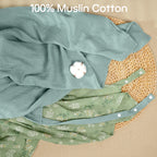 Muslin Nursing Cover in Mint Green