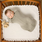 Bamboo Swaddle Bag in Dark Khaki+Tan, 0.5 TOG