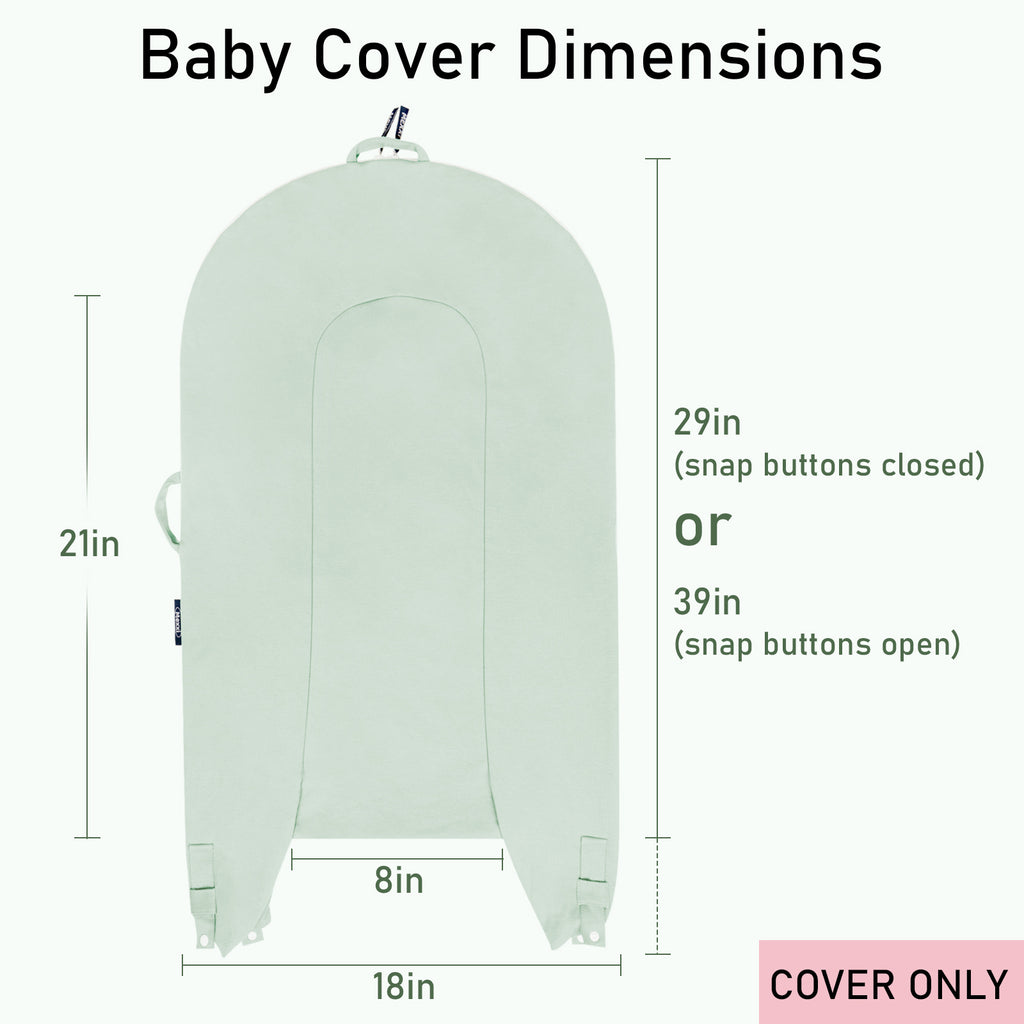 Organic Cotton Cover for Dockatot Lounger (Pistachio Green)