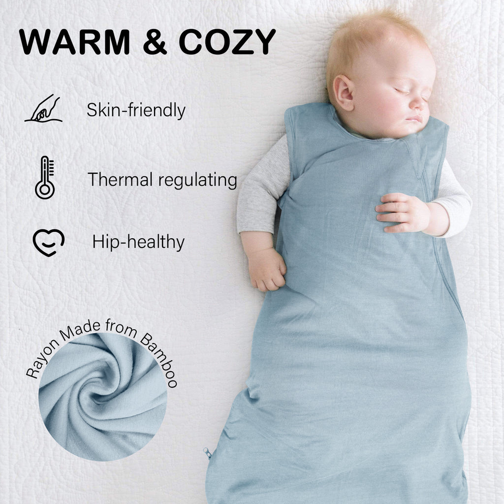Bamboo Sleep Sack in Alice Blue 1.0 TOG