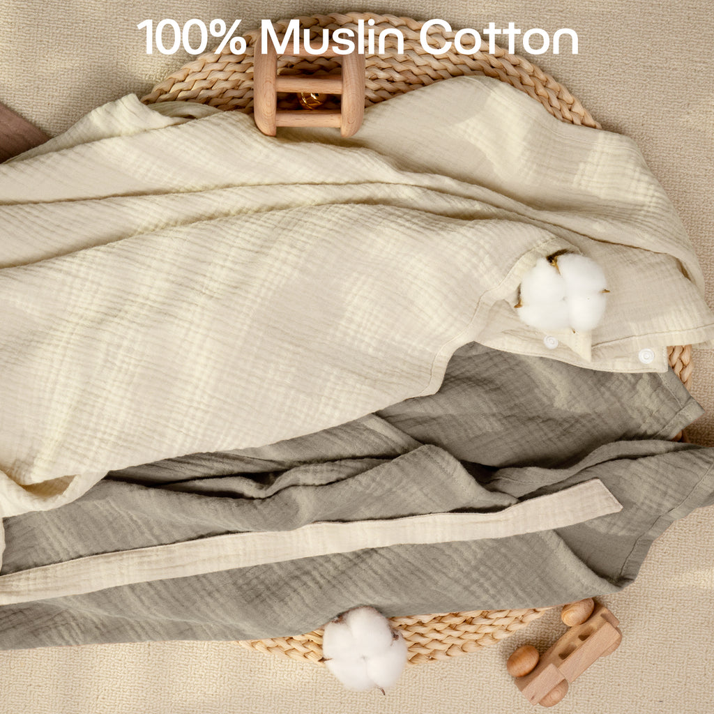 Muslin Nursing Cover in Cream