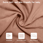 Bamboo Swaddle Bag in Chocolate Brown+Sienna, 0.5 TOG