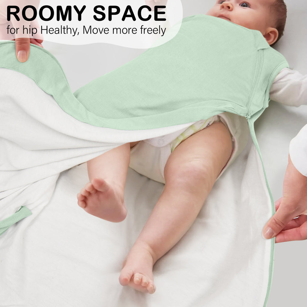 Bamboo Sleep sack in Pistachio Green 1.0 TOG