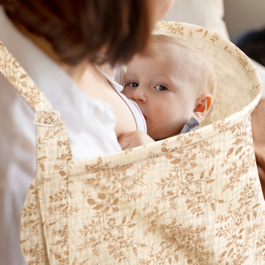 Muslin Nursing Cover in Beige