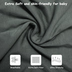 Bamboo Swaddle Bag in Graphite Grey+Hunter Green, 0.5 TOG