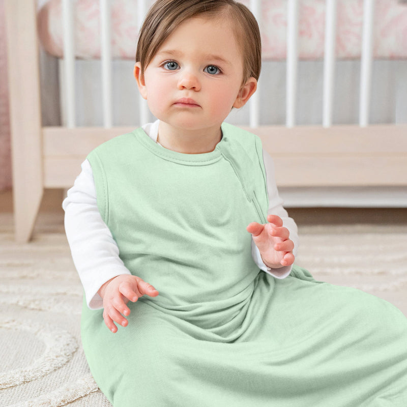 Bamboo Sleep sack in Pistachio Green 1.0 TOG