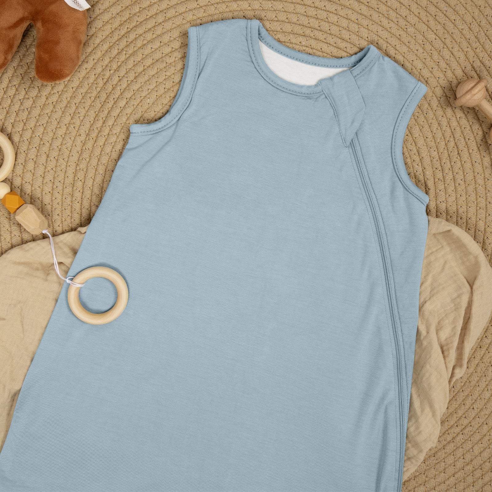 Bamboo Sleep Sack in Alice Blue 1.0 TOG