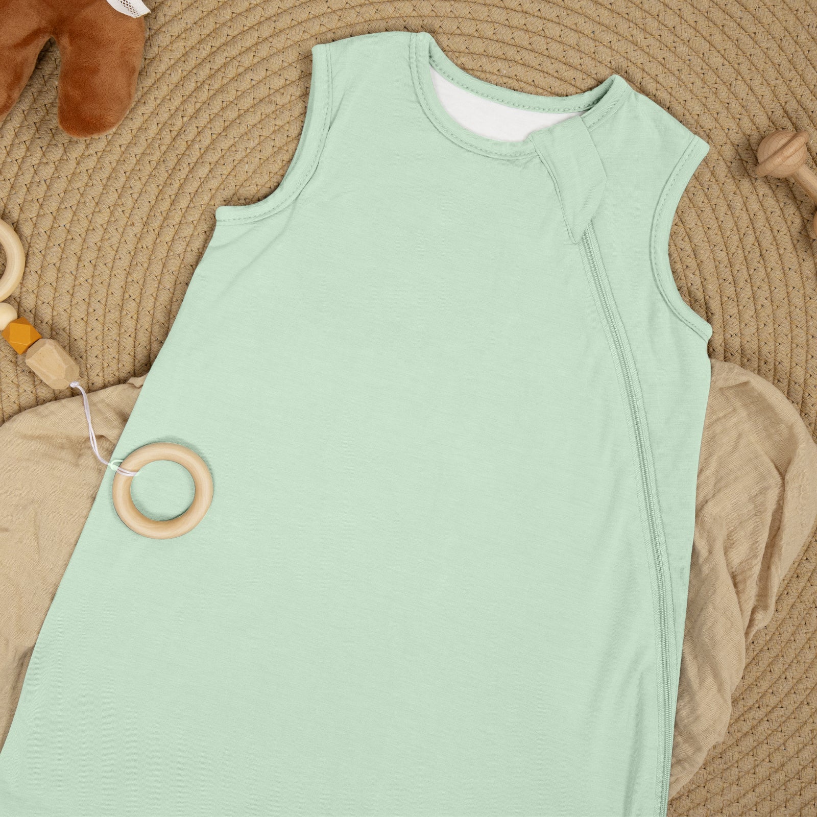 Bamboo Sleep sack in Pistachio Green 1.0 TOG