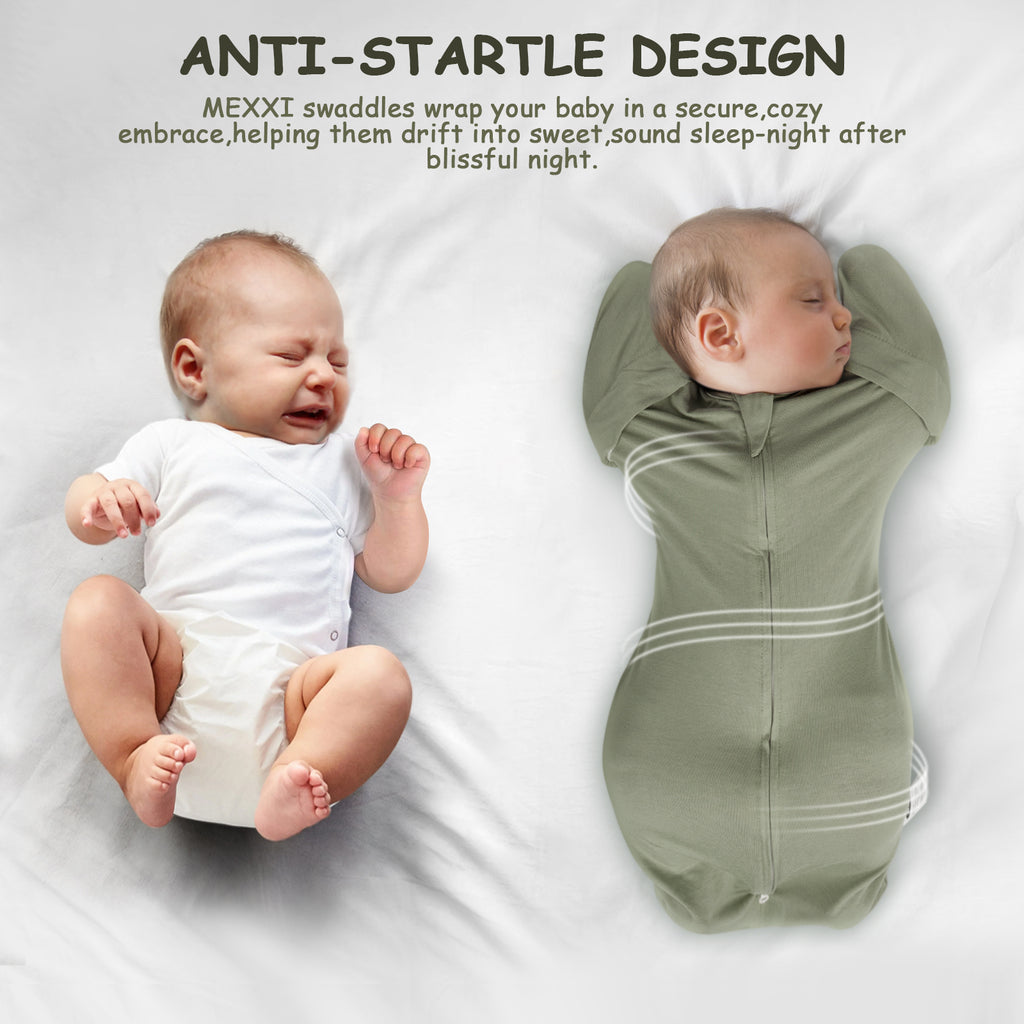 Bamboo Swaddle Bag in Dark Khaki+Tan, 0.5 TOG
