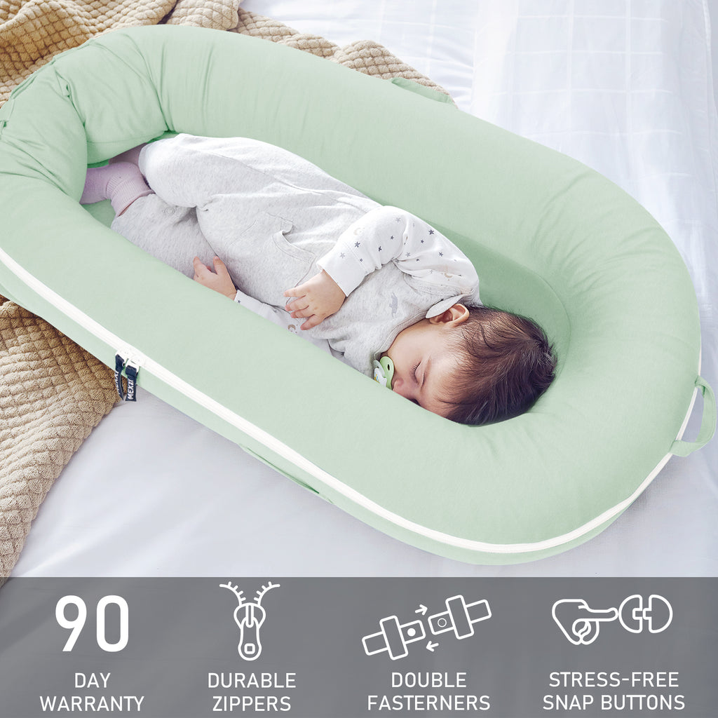 Organic Cotton Cover for Dockatot Lounger (Pistachio Green)