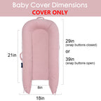 Corduroy Cover for Dockatot lounger, Waterproof (Flamingo)