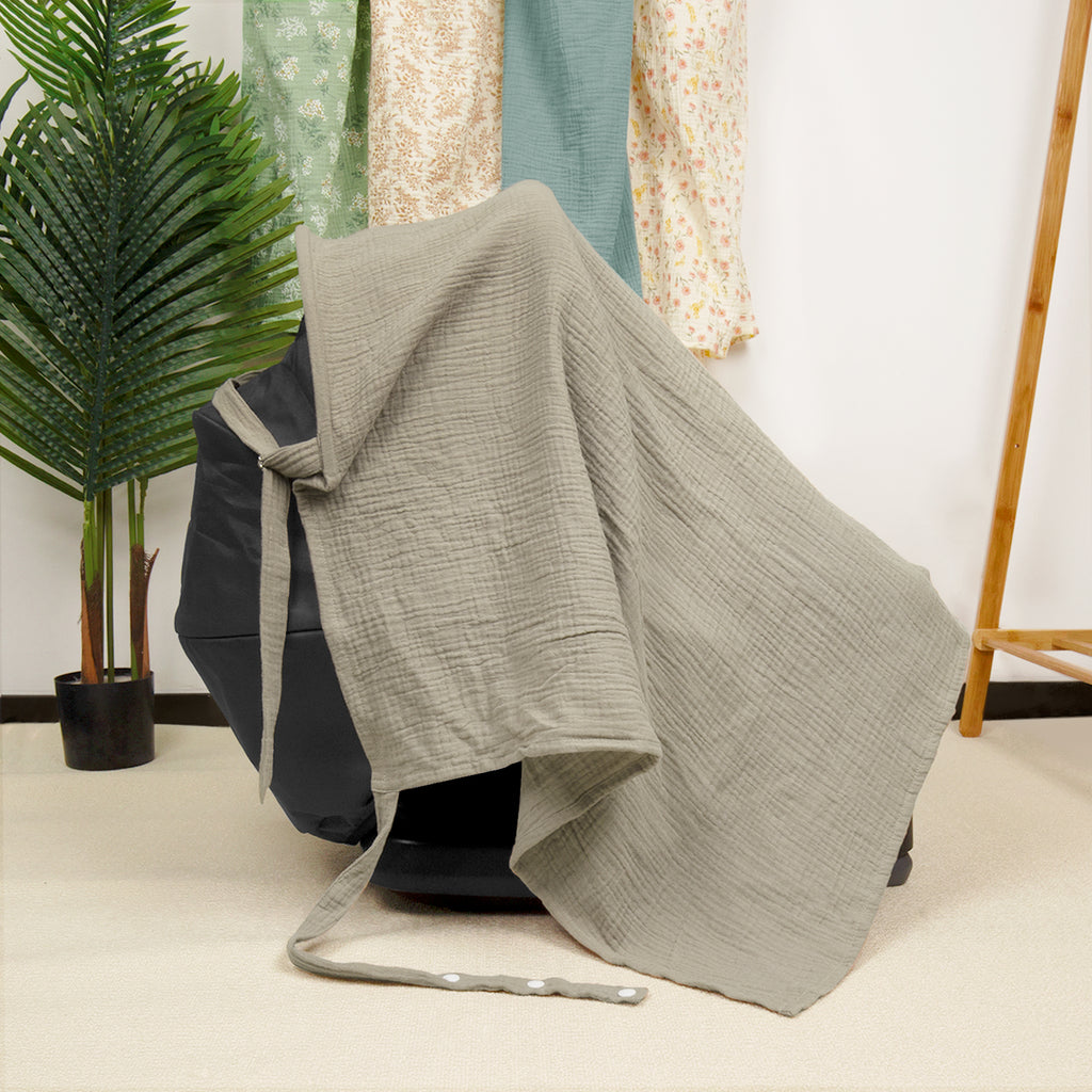 Muslin Nursing Cover in Khaki