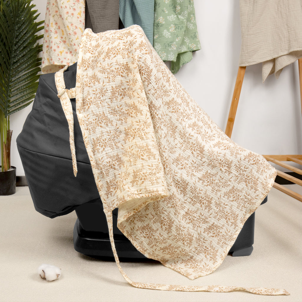 Muslin Nursing Cover in Beige