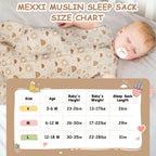 Muslin Sleep Sack 1.0 TOG (2 Pack)