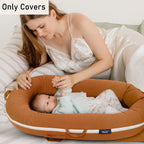 Organic Cotton Cover for Dockatot Lounger, Waterproof (Brown)