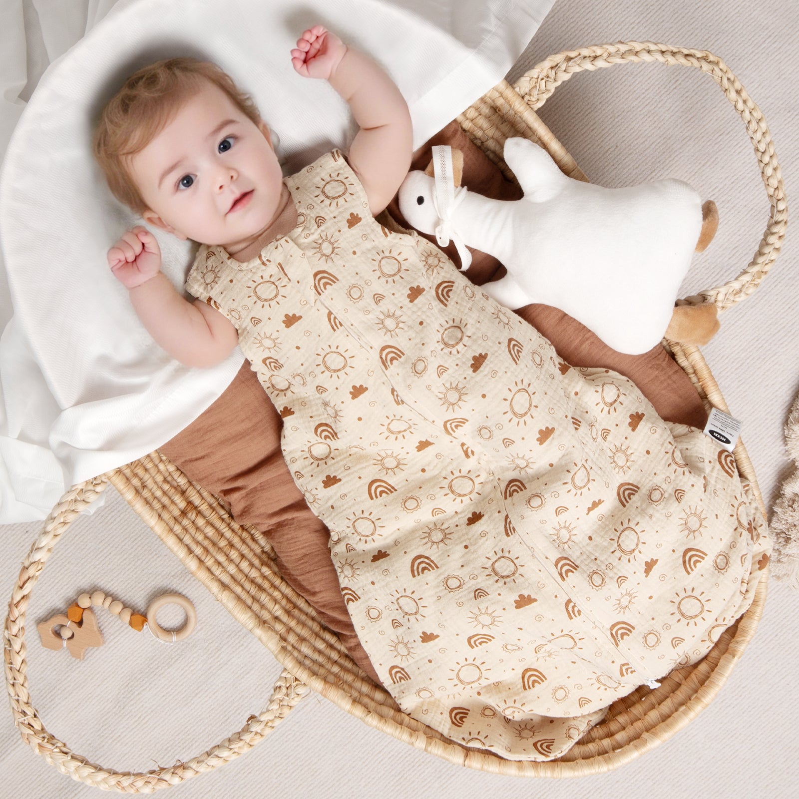 Muslin Sleep Sack 1.0 TOG (2 Pack)