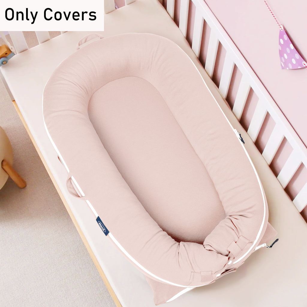 Organic Cotton Cover for Dockatot Lounger ( Blush Pink)