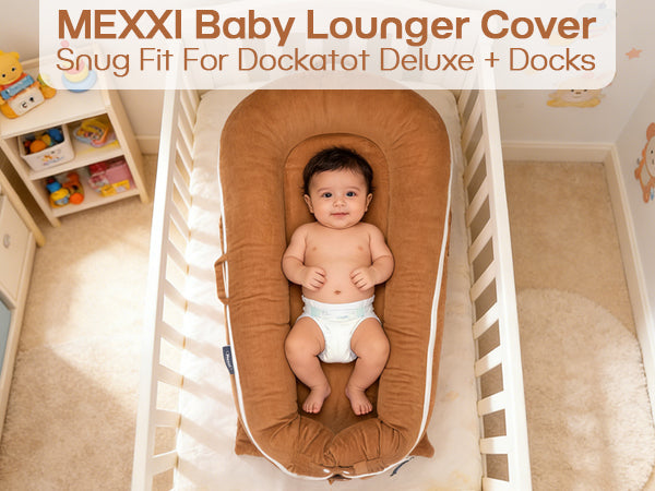 Corduroy Cover for Dockatot lounger (Brown)