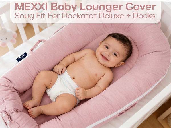 Corduroy Cover for Dockatot lounger, Waterproof (Flamingo)