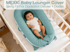 Organic Cotton Cover for Dockatot Lounger, Waterproof (Teal)