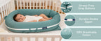 Organic Cotton Cover for Dockatot Lounger, Waterproof (Teal)