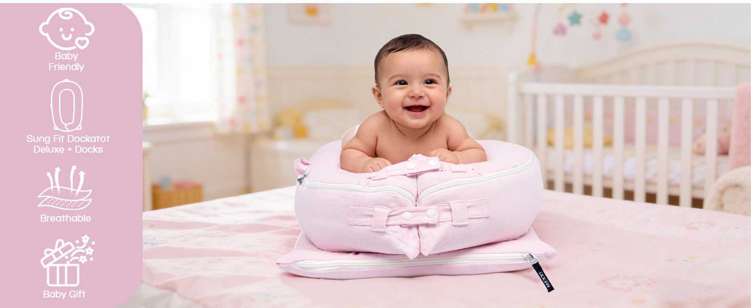 Corduroy Cover for Dockatot lounger (Baby Pink)