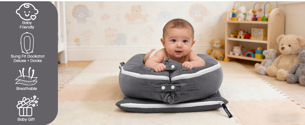 Corduroy Cover for Dockatot lounger (Charcoal)