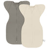 Bamboo Swaddle Bag in Dark Grey+Oat, 0.5 TOG