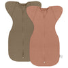 Bamboo Swaddle Bag in Chocolate Brown+Sienna, 0.5 TOG