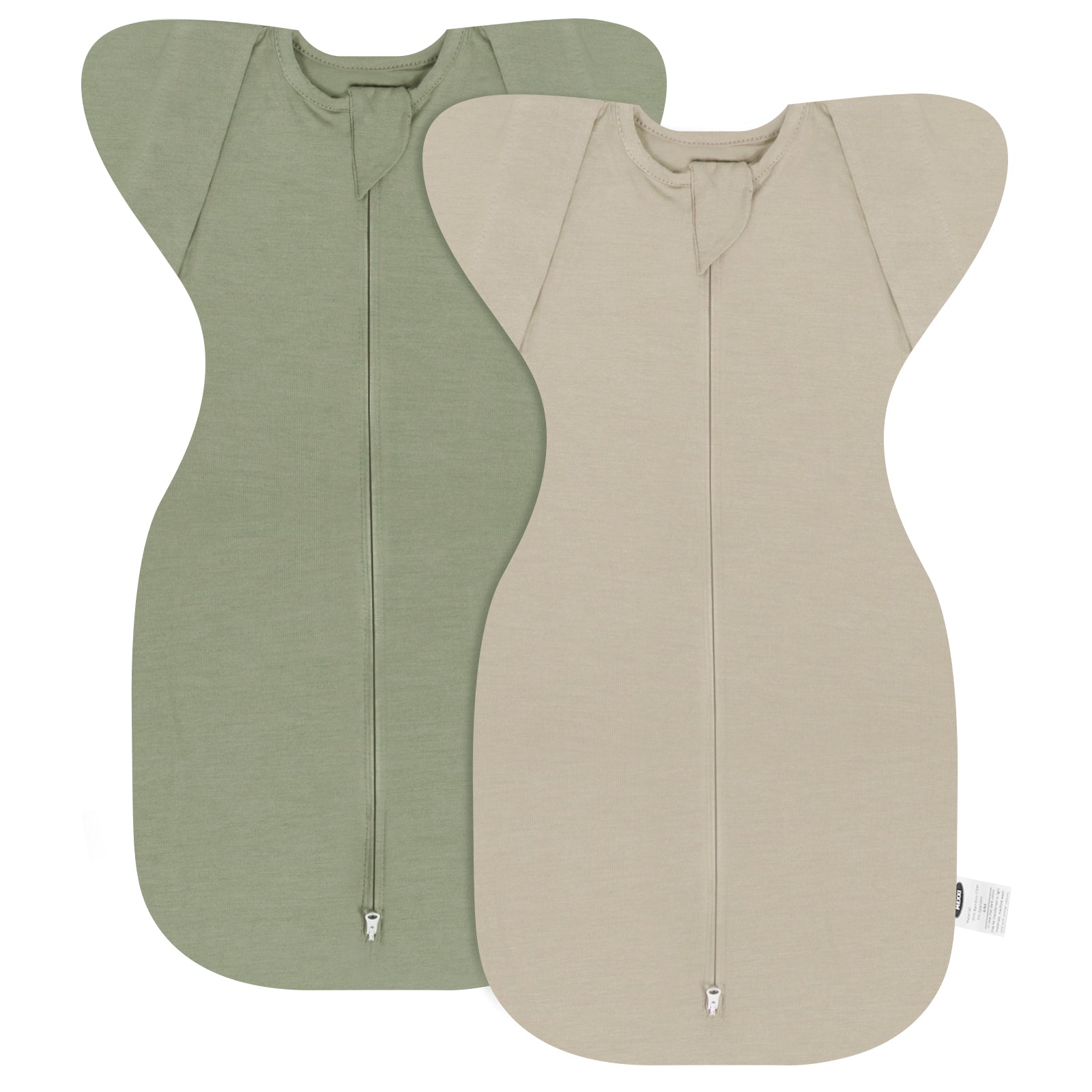 Bamboo Swaddle Bag in Dark Khaki+Tan, 0.5 TOG Main image
