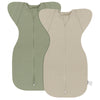 Bamboo Swaddle Bag in Dark Khaki+Tan, 0.5 TOG