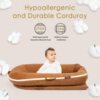Corduroy Cover for Dockatot lounger (Brown)